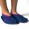 Violet Flower Slippers